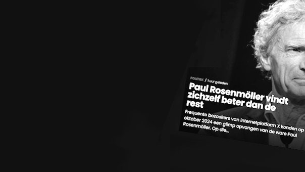 Indepen | Paul Rosenmoller vindt zichzelf beter dan de rest